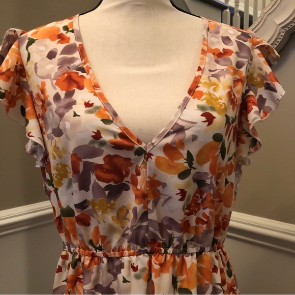 Shein Floral Dress Size 8 - Picture 3 of 5